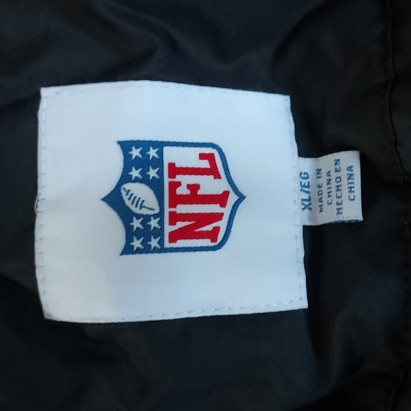 NFL Pittsburgh Steelers Men’s Full-Zip Winter Quilted Hooded Jacket Black XL - Picture 6 of 11